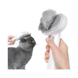 Pet deshedding grooming brush for cat & dog